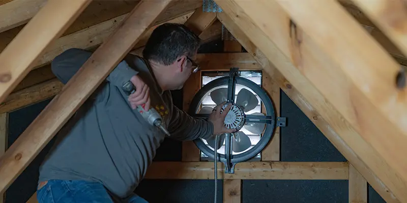 Attic Fan Installation